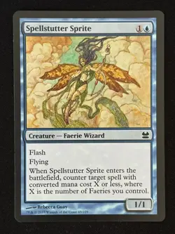 1x MTG Spellstutter Sprite - Modern Masters (MMA) #65 - Magic the Gathering - Image 1