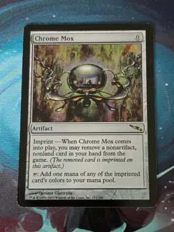 MTG Sticker EDH CEDH Chrome Mox - Image 1