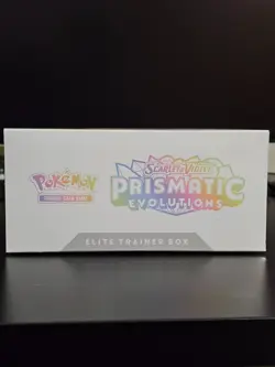 🔥 Pokemon TCG Prismatic Evolutions ETB | SEALED ELITE TRAINER BOX 💎BRAND NEW✨ - Image 5