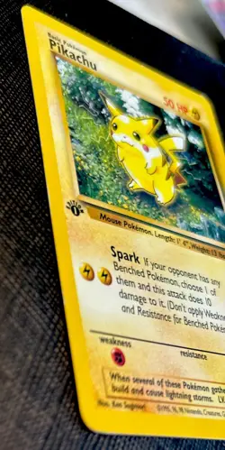 Pikachu 60/64 1st Edition Red Cheeks Jungle Set 1999 Pokemon TCG Card LP - Image 4