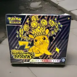 Pokemon TCG Scarlet & Violet Surging Sparks Elite Trainer Box ETB - NEW - SEALED - Image 1