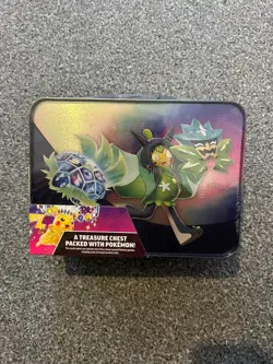 Pokemon Surging Sparks Stellar Crown Collector Chest Tin Treasure Box New Sealed - Image 3