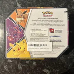 Pokemon TCG: V Powers Tin PIKACHU NEW Factory Sealed Tin 5 booster packs - Image 2