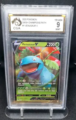 Pokemon TCG Venusaur V Champions Path 001/073 Holo Ultra Rare - Image 1