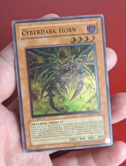 Yu-Gi-Oh! Cyberdark Horn (CDIP-EN001) ULTIMATE RARE, 1st Edition, NM - Image 1