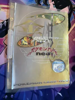 Pokemon TCG Neo Genesis Premium File 1 - Folder 9 Card Set Japanese - US Seller - Image 1