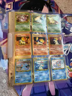 Pokemon TCG Neo Genesis Premium File 1 - Folder 9 Card Set Japanese - US Seller - Image 3