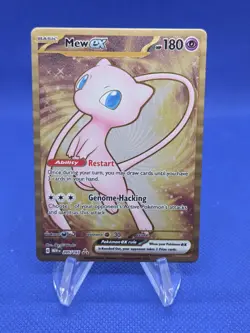 Pokemon SV Scarlet & Violet 151 Mew 205/165 Metal Card UPC Promo NM - Image 1