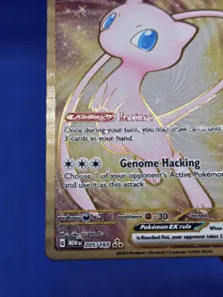 Pokemon SV Scarlet & Violet 151 Mew 205/165 Metal Card UPC Promo NM - Image 5