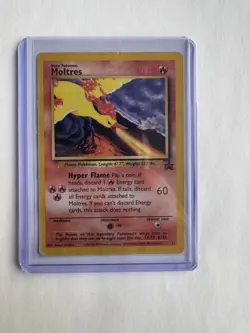 Moltres 21 Black Star Promo 1999 2000 Pokemon TCG WOTC Card Rare Non Holo - Image 3