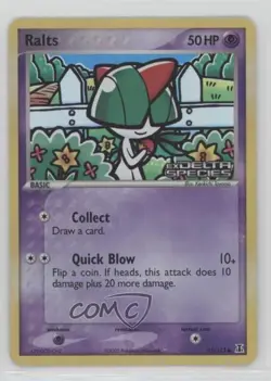 Ralts Reverse Foil Pokemon EX Delta Species #81 2005 - Image 1