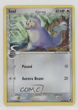 Seel Reverse Foil Pokemon EX Dragon Frontiers #62 2006 - Image 1