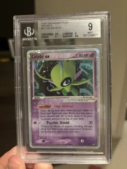 Celebi Ex (holo) Pokemon POP series 2 Beckett 9 - Image 1