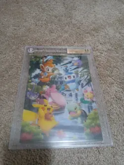 Pokemon Center Sinnoh Pencil Board 2007 BGS 9.5 Gem Mint Rare - Image 1
