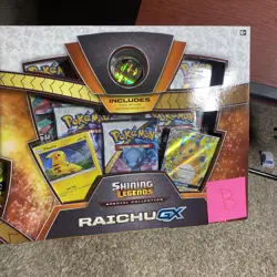 Pokemon TCG Shining Legends Special Collection: Raichu GX - Shining Legends B - Image 3