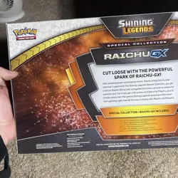 Pokemon TCG Shining Legends Special Collection: Raichu GX - Shining Legends B - Image 5