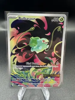 Pokemon TCG Bulbasaur IR 133/132 Mega Evolutions Stamped - Image 1