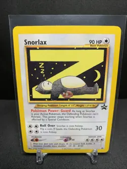 Pokemon TCG Snorlax WOTC Black Star Promo 49 2002 Vintage NM Condition - Image 1
