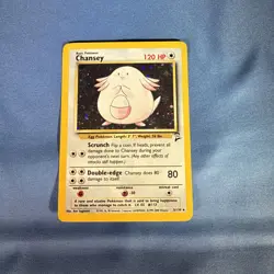 Pokemon TCG Base Set 2 #003/130 Chansey Holofoil HP Damaged - Image 1