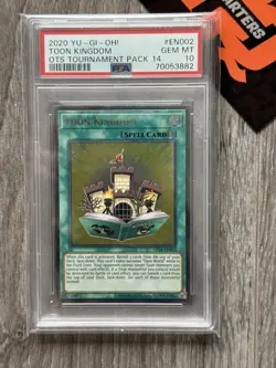 PSA10 Toon Kingdom 2020 Yugioh OTS tournament pack 14 - Image 1