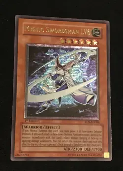 Mystic Swordsman Lv6 Ultimate Rare RDS-EN008 1st Edition Yu-Gi-Oh Euro Print - Image 1