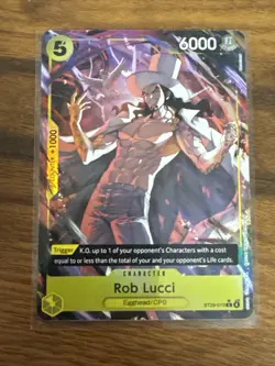 One Piece TCG Rob Lucci ST29-013 Full Art Starter Deck 29 Egghead - Image 1