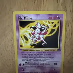 Mr. Mime 6/64 - Jungle Unlimited Rare Pokemon Card Vintage 1999 Wizards TCG - Image 2