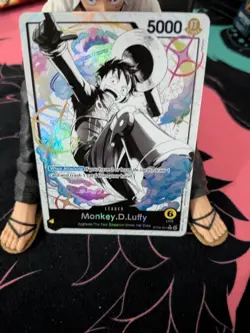 One Piece Monkey. D. Luffy ST29-001 (ALT ART) Leader Card Egghead English - Image 1