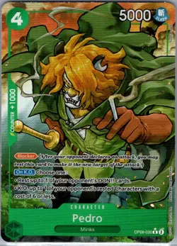 Pedro (Alt Art) OP08-030 English Two Legends - One Piece Card - NM - Image 1