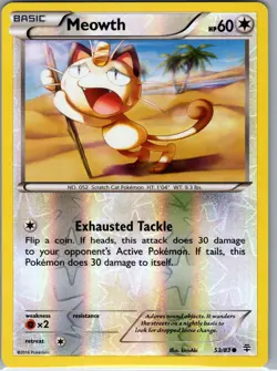 Meowth 53/83 Reverse Holo Generations - Pokemon Card - NM - Image 1