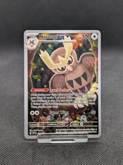 Pokemon Card Noctowl SVP 141 Stellar crown Black Star Promo NM - Image 1
