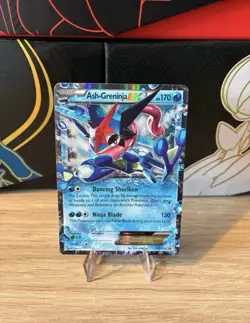 Pokemon EX XY133 XY Holo Black Star Promo Card Ash-Greninja - Image 1