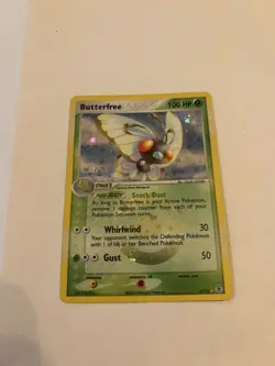Pokemon Butterfree 100HP Holo FireRed & LeafGreen 2/112 TCG Card 2004 (LP) - Image 1