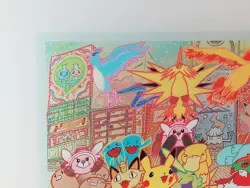 Moltres Zapdos Articuno Pikachu - Pokemon Center Clear Card From Japan - Image 3