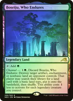 Boseiju, Who Endures Foil Kamigawa: Neon Dynasty NM MTG - Image 1