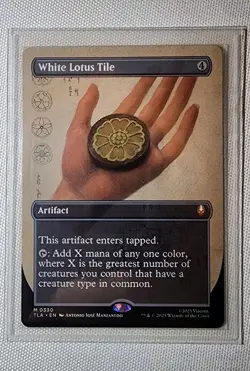 White Lotus Tile (Borderless) Avatar: The Last Airbender Regular - Image 1