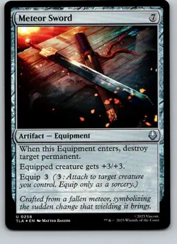 Meteor Sword - TLA - FOIL - 258 - MTG - Image 1