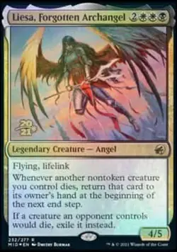Liesa, Forgotten Archangel [Innistrad: Midnight Hunt Prerelease Promos] Foil Ne - Image 1