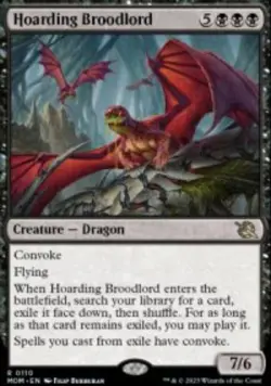 Hoarding Broodlord March of the Machine (MOM) 110 MTG Regular - Image 1