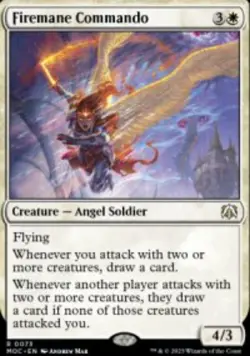 Firemane Commando March of the Machine Commander (MOC) 73 MTG Regular - Image 1