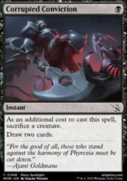 Corrupted Conviction March of the Machine (MOM) 98 MTG Regular - Image 1