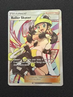 Pokemon Roller Skater Full Art Ultra Rare Trainer 235/236 Sm-Cosmic Eclipse Holo - Image 1