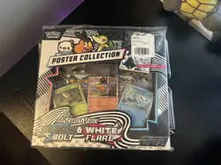 Pokemon TCG Black Bolt & White Flare Poster Collection +8 Unova Mini Tins Sealed - Image 3