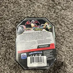 Pokemon TCG Scarlet & Violet Paldean Fates Shiny Charizard ex Tin New Sealed - Image 2