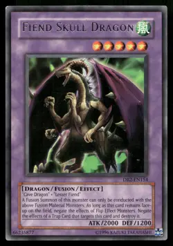 FIEND SKULL DRAGON DB2-EN154 RARE DARK BEGINNING 2 YU-GI-OH - Image 1