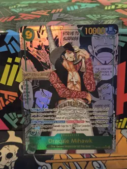 In Hand! English Dracule Mihawk OP14-119 Manga One Piece The Azure Sea's Seven - Image 1