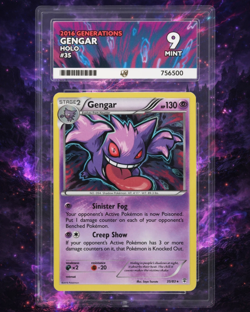 Gengar 35/83 Generations Holo 2016 Pokemon Ace 9 Graded Card - Image 1