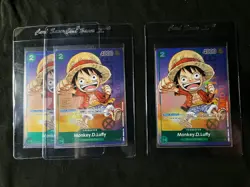 One Piece Card Game TCG Monkey D Luffy P-037 GenCon 2023 Foil Promo - Image 1