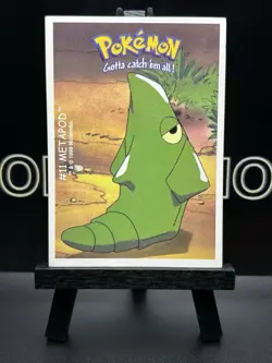 Pokemon Dunkin Boomer METAPOD Card #011/150 stickers 2000 - Image 2