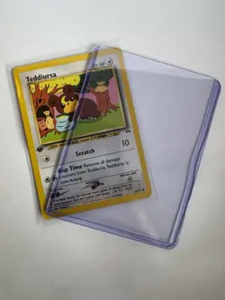 Teddiursa 65/75 Non Holo Pokemon Card Rare Vintage Neo Discovery Nintendo - Image 3